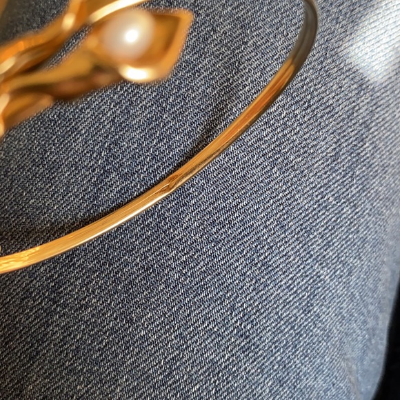 Peter Brams Design unique 14kt gold bangle bracelet - Picture 7 of 11